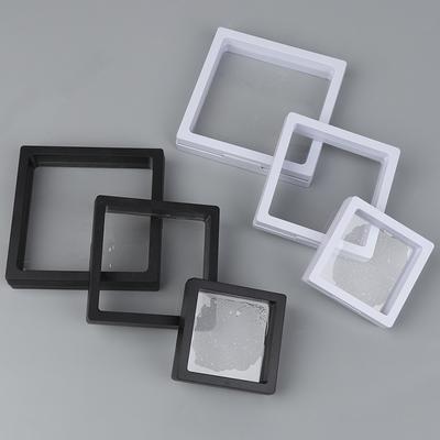 Pe Film Brooch Coin Gems Jewelry Storage Box Dustproof Exhibition Ring Case