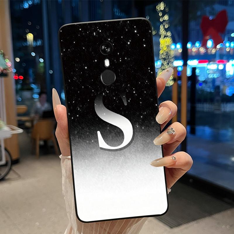 

Case For Itel A33 Letter Pink and Black Shiny Starry Sky Pattern For Itel A33 Plus Anti-scratch Soft Silicone Black Casing Itel A33