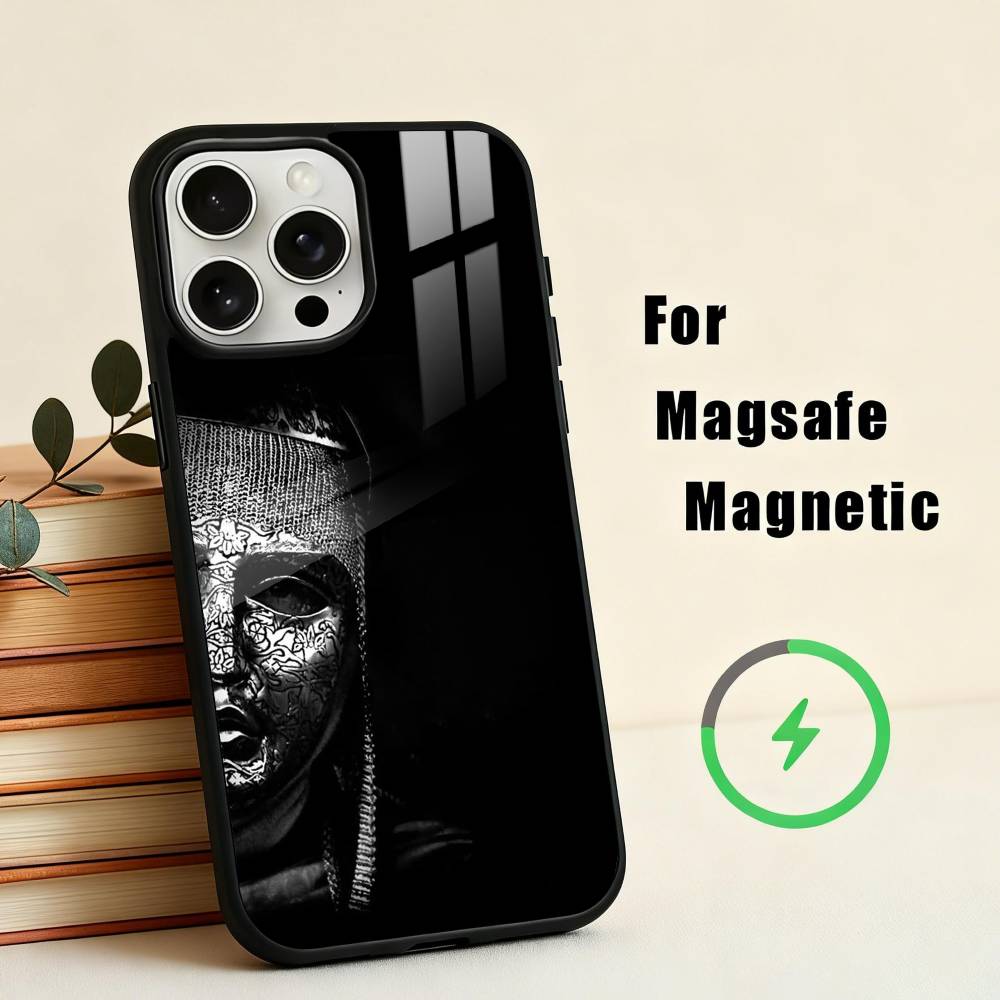 Custodia per Telefono B-Baldwin IV di J-Gerusalemme per iPhone 17,16,15,14,13,12,11 Plus, Per Copertura di Ricarica Wireless Magnetica