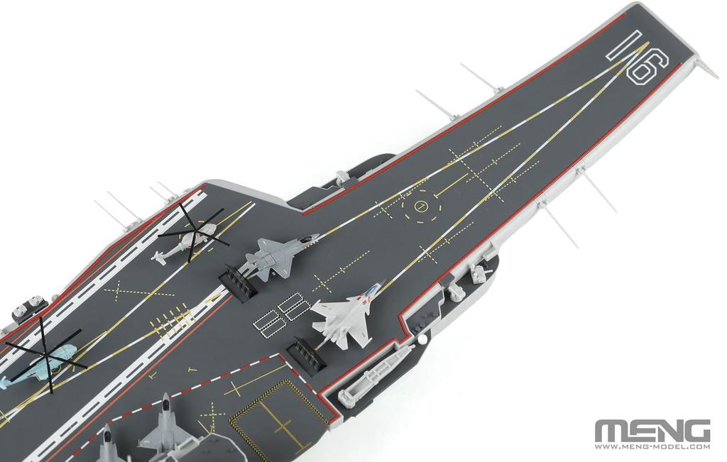 GSI Creos Meng Model 1/700 Chinese Navy Aircraft Carrier Liaoning Multicolor Plastic Model MPS-010S (Ship)