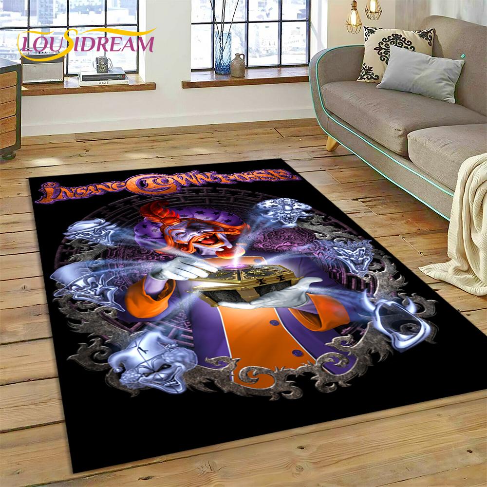 Insane Clown Posse Icp Juggalo Rap Metal Koberec Kobereček pro Ložnici Obývací Pokoj Domácí Dekorace Pohovky,Děti Velký Dekor Podlahová Rohož