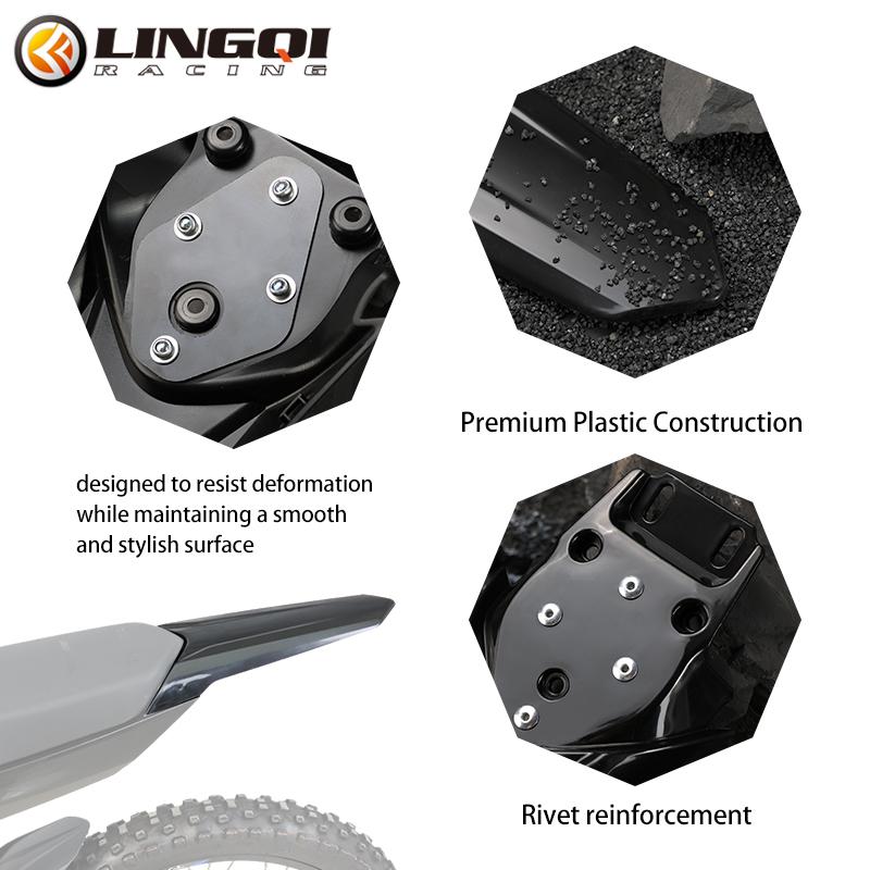 LINGQI RACING Motorcycle Upgrade Plastic Rear Fender Mudguard Tail Mud Guard For Electric Bike Talaria Sting R MX4 MX3 MX5