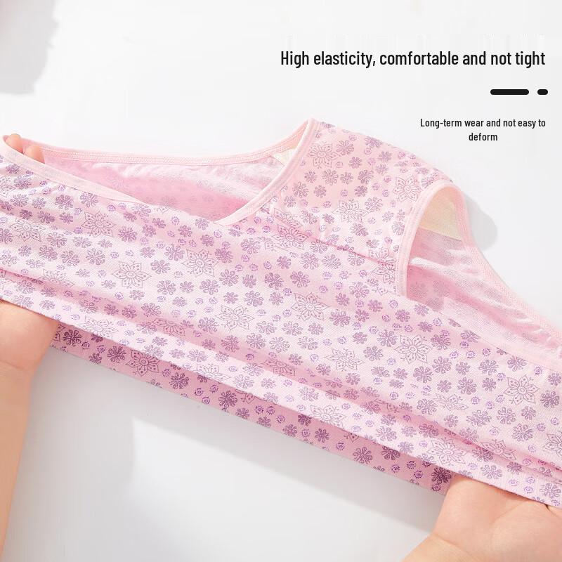 Ya Lu Women's Pure Cotton High-Waist Briefs, 4-Pack