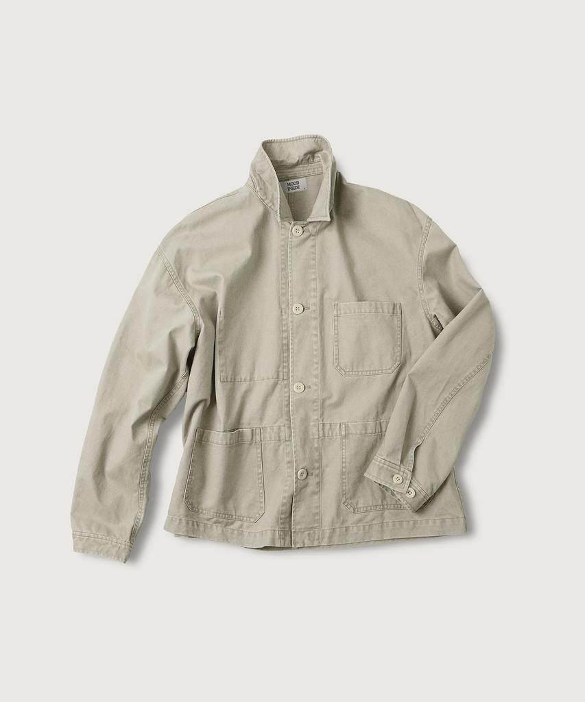 MOOD INSIDE Vtg Cotton Chore Jacket_Light Beige