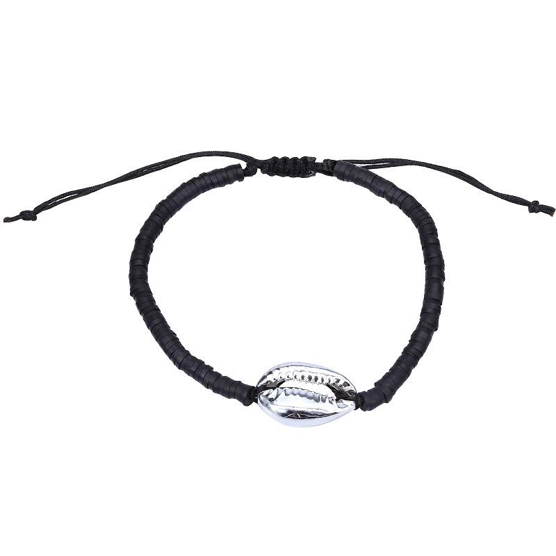 Bohemian Beach Shell Handmade Woven Bracelet Adjustable Rope Chain Bracelets for Women Cuff Jewelry