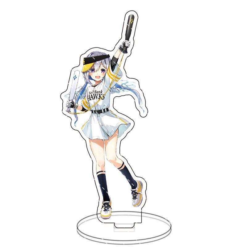 Stunning Hololive Anime Acrylic Stand Figure Ornament With Aqua Akai Shirakami Pekora Natsuiro Inugami Sakura