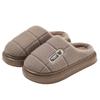 Large Size Cotton Slippers Winter Outer Wear Bag Head Indoor Home Thick Bottom Warm Non-slip Plush Cotton Mop