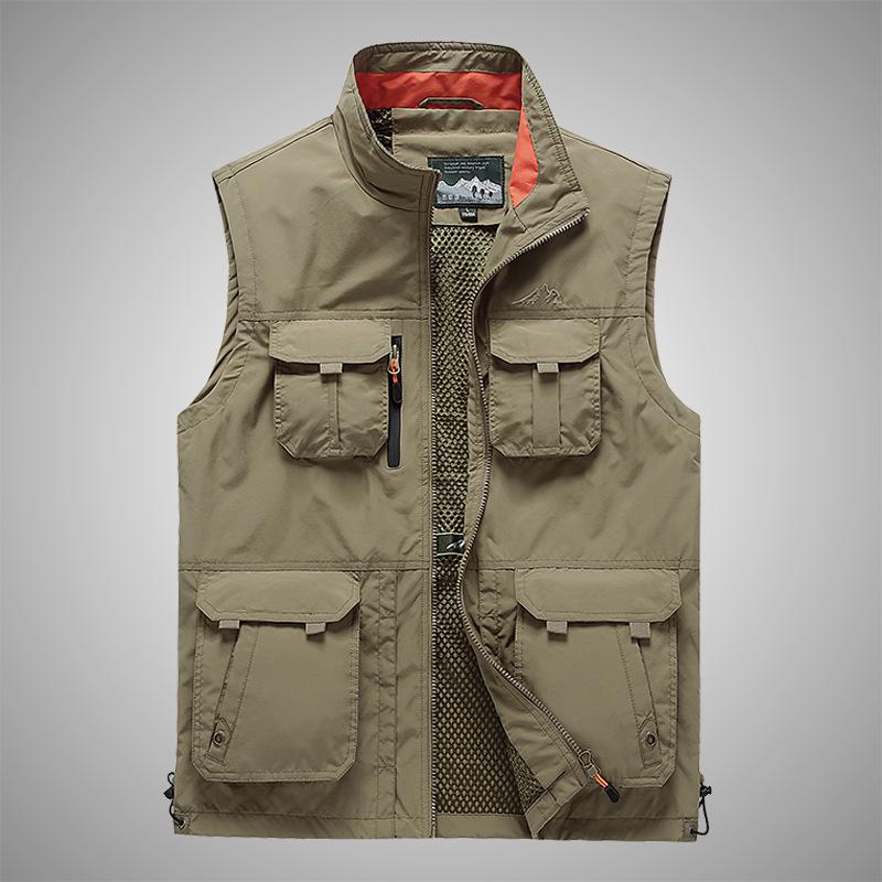 Trendy Outdoor Mesh Multi-Pocket Photography Vest 8896 Extra Large