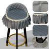 Bar Stool Chair Cover Cotton Dust-proof Anti-Skid Elastic Modern Beauty Salon Bar Lift Chair Restaurant Hotel Dining Chair Cover