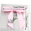 50 Pack Satin Ribbon Twist Tie Bows,Sealed Bow, Small Gift, Bow Pulling Party Birthday Theme Decoration