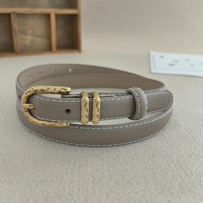 Trendy Color Solid Leather Waist Accessory For Women Casual Looks Fashion Gift