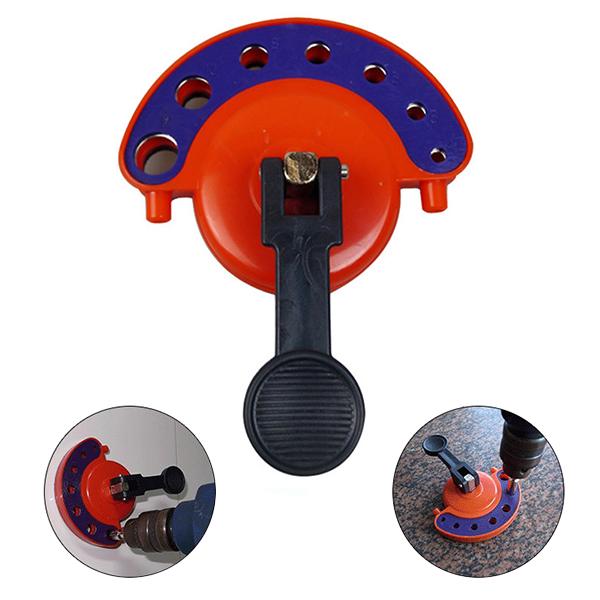 Adjustable 4-12mm Glass Tile Hole Saw Drill Guide Locator Openings Sucker New