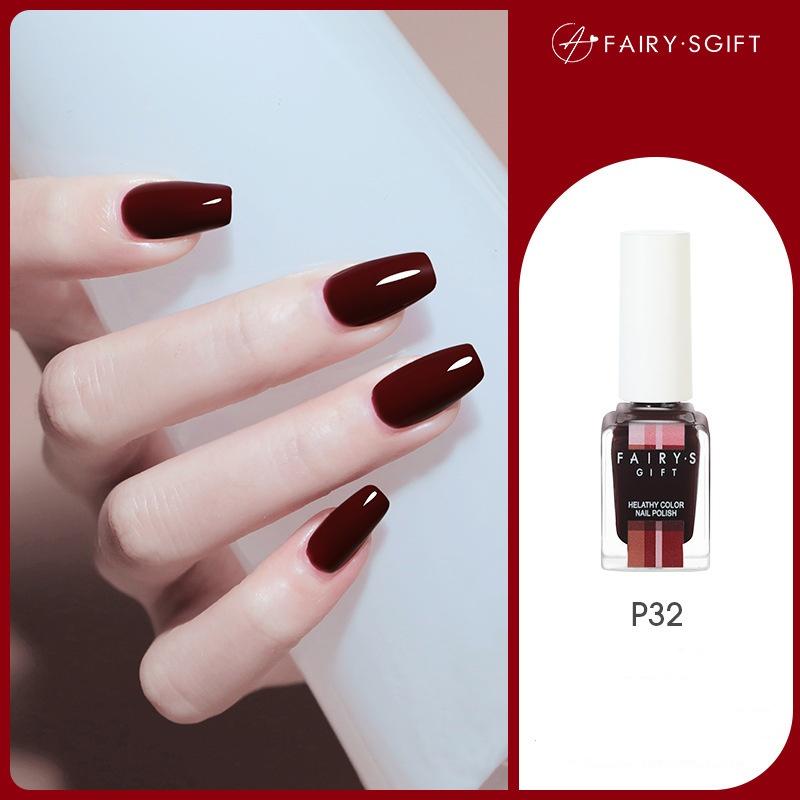 Nail Polish No Baking Long-lasting Non-peeling Quick-drying Nude Color Sequins Nail Polish