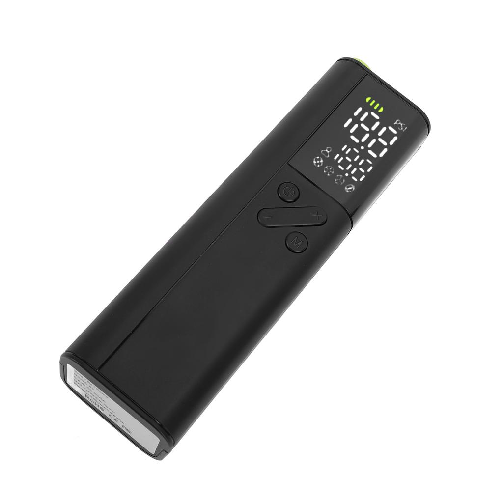 Bomba de Bola Elétrica Multifuncional 3?Bomba de Ar para Bola de Futebol com Visor LED de 18psi e Pressão Precisa