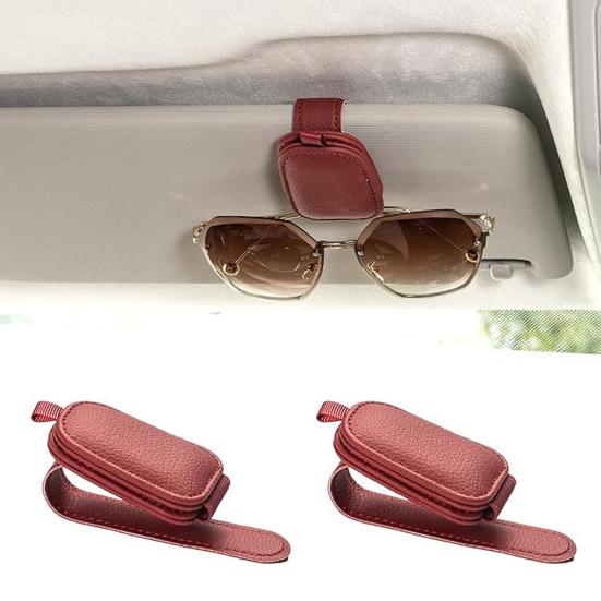 Universal Car Sun Visor Sunglasses Holder Plastic Clip for Eyeglasses Multi-Functional Storage Organizer for Card And Bill