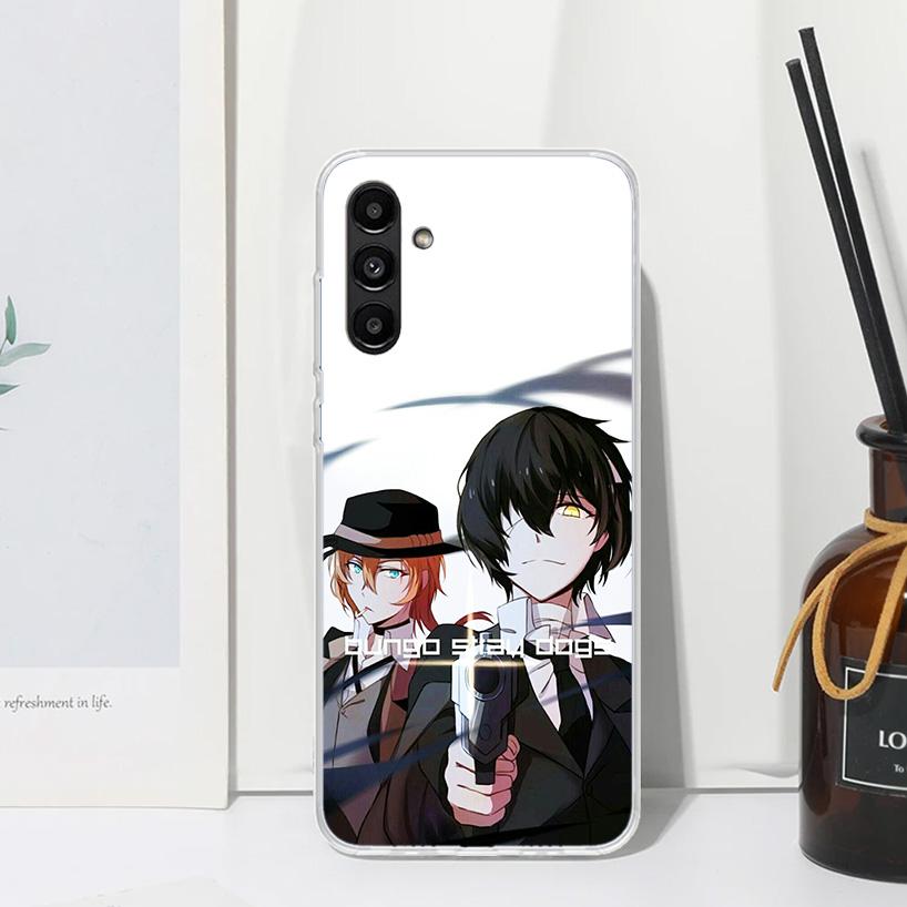 Bungo Stray Dogs Double Black Phone Case For Samsung Galaxy A17 A37 A57 A16 A26 A36 A56 A15 A25 A35 A55 A14 A24 A34 A54 A13 A23
