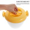 Microwave Rice Cooker Household Micro-Wave Oven Microwaveable Steamer Plastic Pasta Pot Microwaveable Rice Cooker