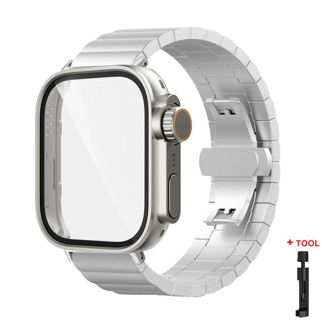 Case+Stainless Steel Band For Huawei Watch Fit4/Fit 4Pro Protective To Ultra Case Metal Strap For Huawei Watch Fit 3 only case