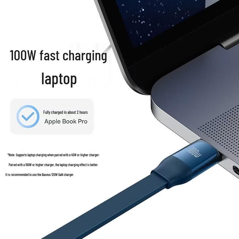 Baseus Mirror Series 2 100W Retractable 3-in-1 Fast Charging Cable
