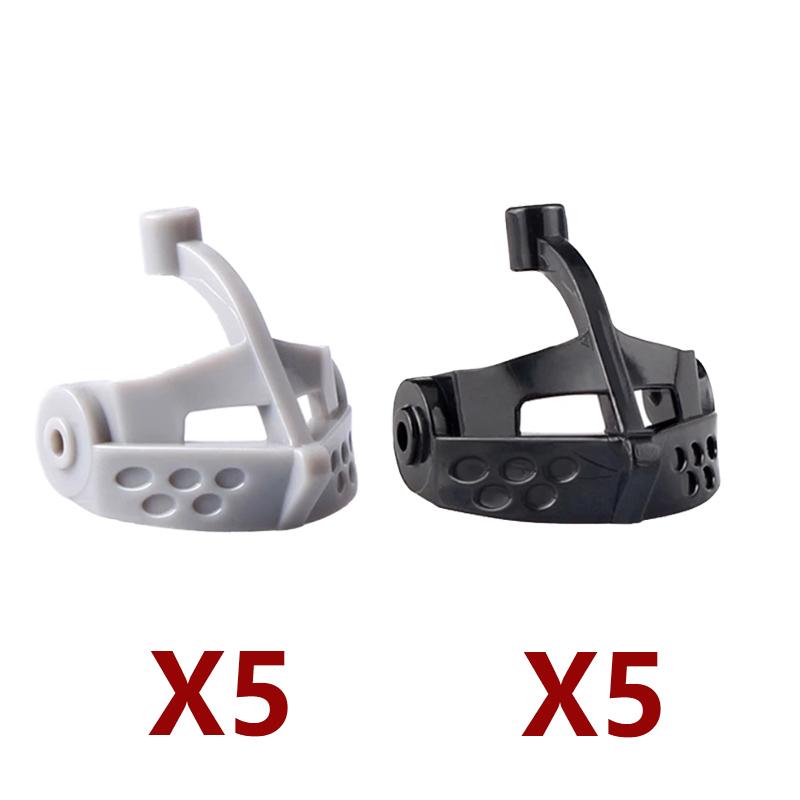 MOC Baustein Mittelalter Ritter Römischer Soldat Zubehör Helm Kopfbedeckung Flammenfeder Schwarzer Adler Schild König Umhang Ziegelstein Spielzeug