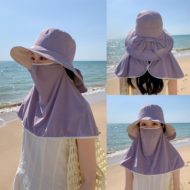 Summer Sun Hat for Women In Spring and Summer Korean Versatile Fisherman Hat New Outdoor Sun Protection Face Covering Sun Hat