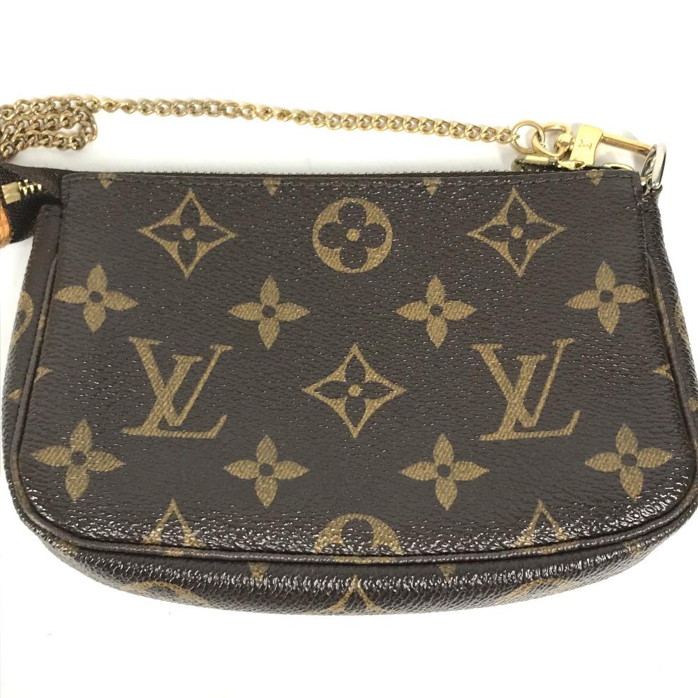 Louis Vuitton M60153 Monogram Mini Pochette Accessoires T&B Kettentasche Handtasche