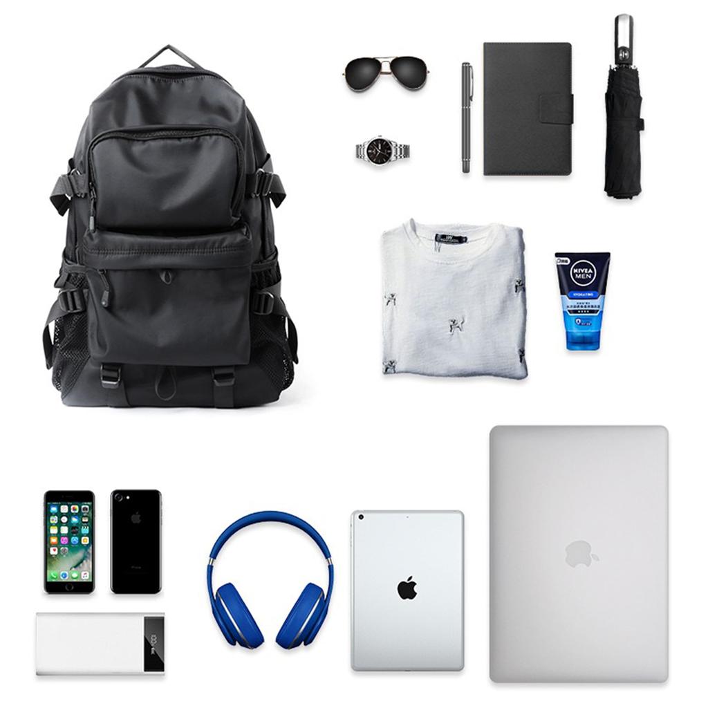 LEOLEO Backpack for Men and Women, Large Capacity, Town Backpack, Business Backpack, Women's Backpack, Black, Outdoor Backpack, School Backpack, High