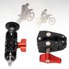 Super Camera Clamp Mount Rustproof Adjustable Double Ball Head Adapter for Camera Light Flashlights