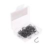 100Pcs/Box High Carbon Steel Fish Hook Durable High Strength Barbed Fishing Hooks With Ring For Carp Fishing Accessories