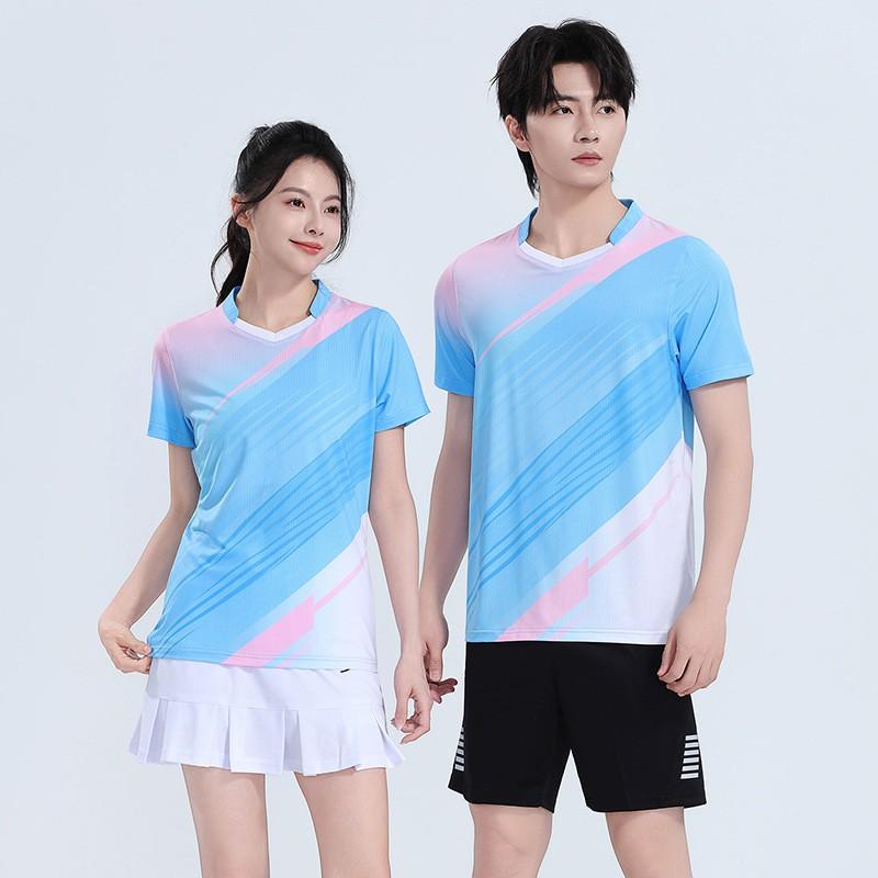 Quick-Dry Badminton Sportswear Set Couples Breathable Performance Wear Lightweight Unisex Athletic Apparel