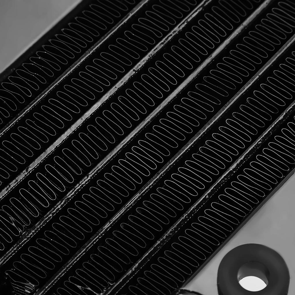 Aluminum 85ml Engine Oil Cooler Cooling   for 100 -250  Motorcycle Dirt Bike ATV Black