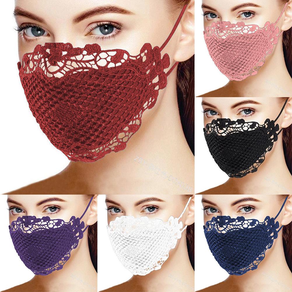Lightweight Reusable Lace Mask for Women Stylish Protection for Cosplay