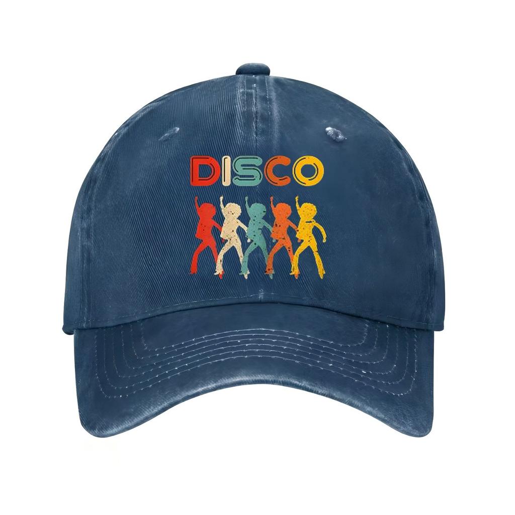 Disco Dancers Retro Baseball Cap Vintage 70s 80s Print Polyester Casual Adult Unisex Baseball Hat