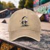 Metal Melt Headphone Graphic Washed Baseball Cap Unisex Cotton Outdoor Adjustable Casual Hat