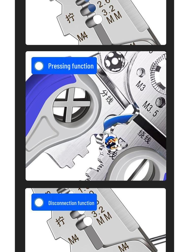 Pro-Grade Multifunction Electrician's Wire Stripper and Cutter Tool Pliers