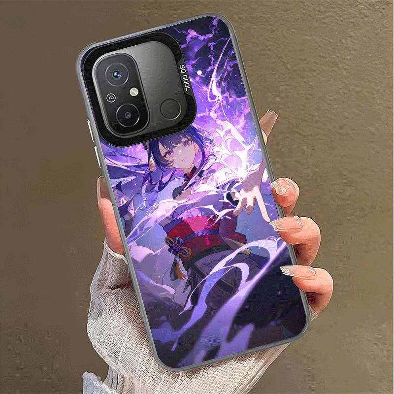 Genshin Impact Raiden Shogun Soft Phone Case for Xiaomi Redmi 15C 15 14C 13C 12C Poco X5 X6 X7 Pro X3 F8 F7 Ultra M8 13 12 Cover