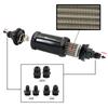 AN6 / AN8 / AN10 Inline Fuel Filter E85 Ethanol With 100 Micron Stainless steel element
