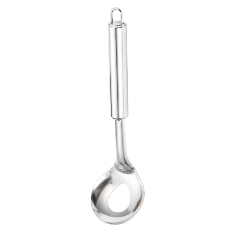 Home-use Squeeze-type Creative Round Steel Handle Meatball Spoon