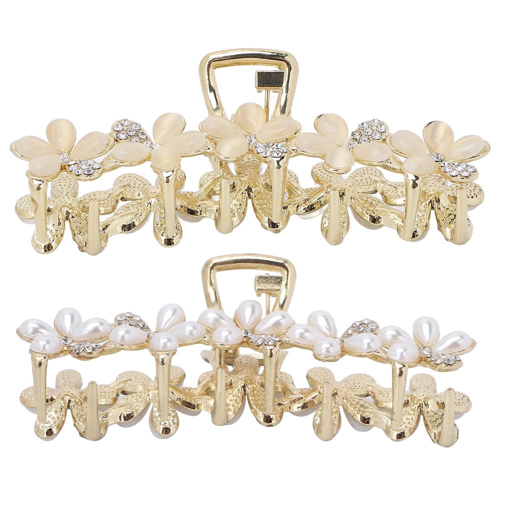 Hair Claws Clips Alloy ABS Hair Clamps Clips Non Slip Hair Catch Jaw Clamp Hair Accessories for Wome