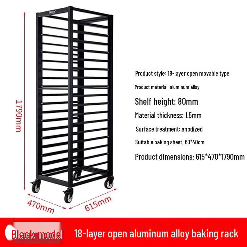 Роскошная 18-ярусная стойка-вешалка для мяса из нержавеющей стали
