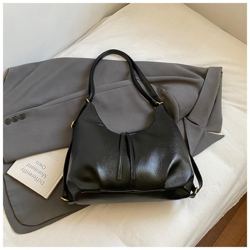 Multi-back fatot bag casual retro large-capacity women's new commuter simple single shoulder popular messenger bag