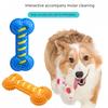 Pet Dog Chew Toy Teeth Cleaning Molar Stick Rubber Bone Toy Puppy Interactive Stick Dog Chewing Bite Toys