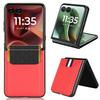 PU Leather Texture Case for Motorola Razr 60 Ultra Moto Razr Ultra 2026 Cover Card Slots Back Shell Coque Fundas Capa