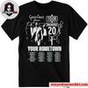 2025 Greetings From Your Hometown Reprint Tour Graphic T-Shirt Black SBESTSELLER