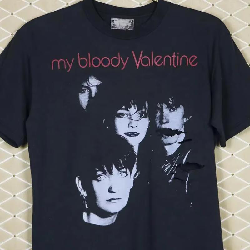 Unisexs And Unisexs Summer New Tshirt Self Appreciation Rock Band My Bloody Valentine Classic Poster Pattern Printed Tshirt