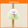 Festival Boat Dragon Short Plush Dumpling Keychain With Pp Cotton Fill Gift For