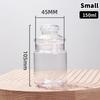 1Pcs Clear Plastic Food Storage Jar, Reusable Snack Candy Cookie Container, Kitchen Desktop Organizer Canister
