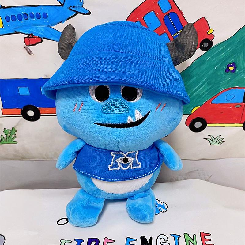 

Плюшевая игрушка Монстры цвета «университетский синий», мультяшная кукла, компаньон для ребенка, подарок на день рождения