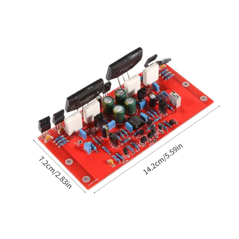 Power Amplifier StereoAmp HiFi Y Base On 933 Circuit Feedback 150W 2SA1216 2SC2922 for Home Theaters