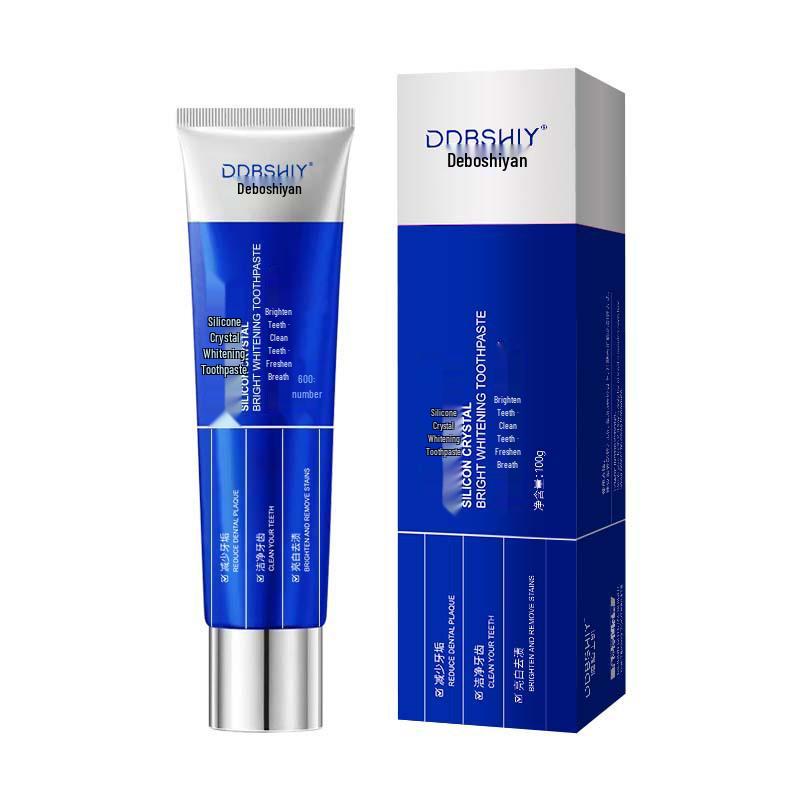 

Silica Bright White Toothpaste: Remineralizes, Repairs Enamel, Removes Yellow Stains & Tartar, Fresh Breath Single Tube 100g